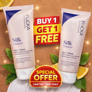 Flicka Silk Touch l Moisturiser + Primer + Sunscreen l Buy 1 Get 1 Free