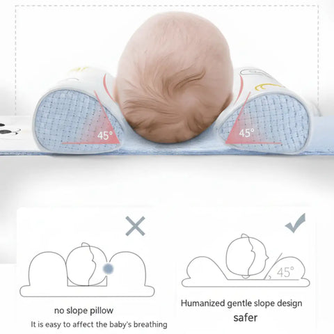 Baby Head Support Pillow – Flat Head Prevention - Kayfi Mart