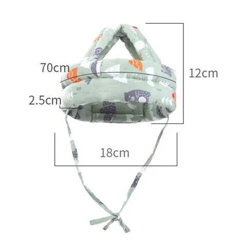 Baby Safety Helmet – Adjustable 360° Protection - Kayfi Mart
