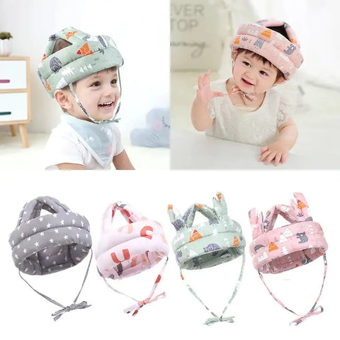 Baby Safety Helmet – Adjustable 360° Protection - Kayfi Mart