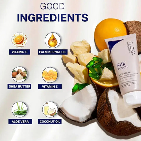 Flicka Silk Touch l Moisturiser + Primer + Sunscreen l Buy 1 Get 1 Free - Kayfi Mart