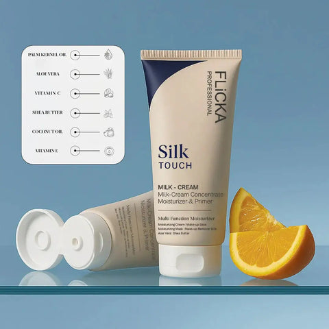 Flicka Silk Touch l Moisturiser + Primer + Sunscreen l Buy 1 Get 1 Free - Kayfi Mart