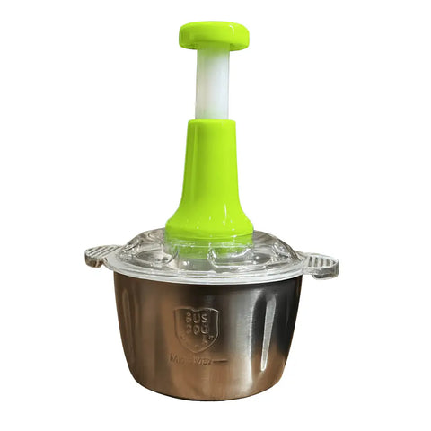 Stainless Steel Manual Food Chopper 2L - Kayfi Mart